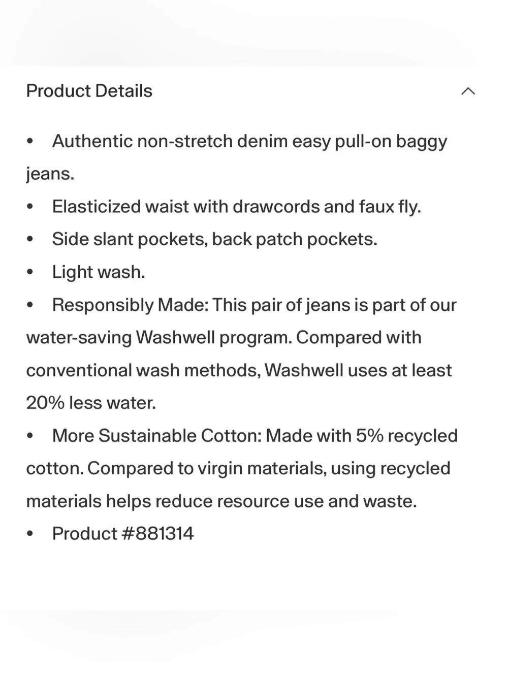 NWT-GAP Kids Low Rise Easy Baggy Jeans, Medium